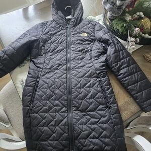 The North Face Women's Long Black Quilted Puffer Coat